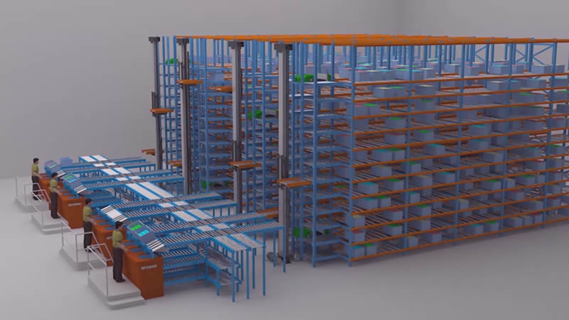 Sistema de transporte para almacenes inteligentes