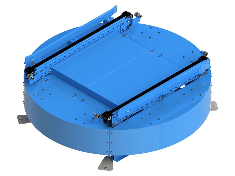 Plataforma giratoria para palets